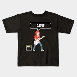 Play Oasis with Guitar Kids T-Shirt